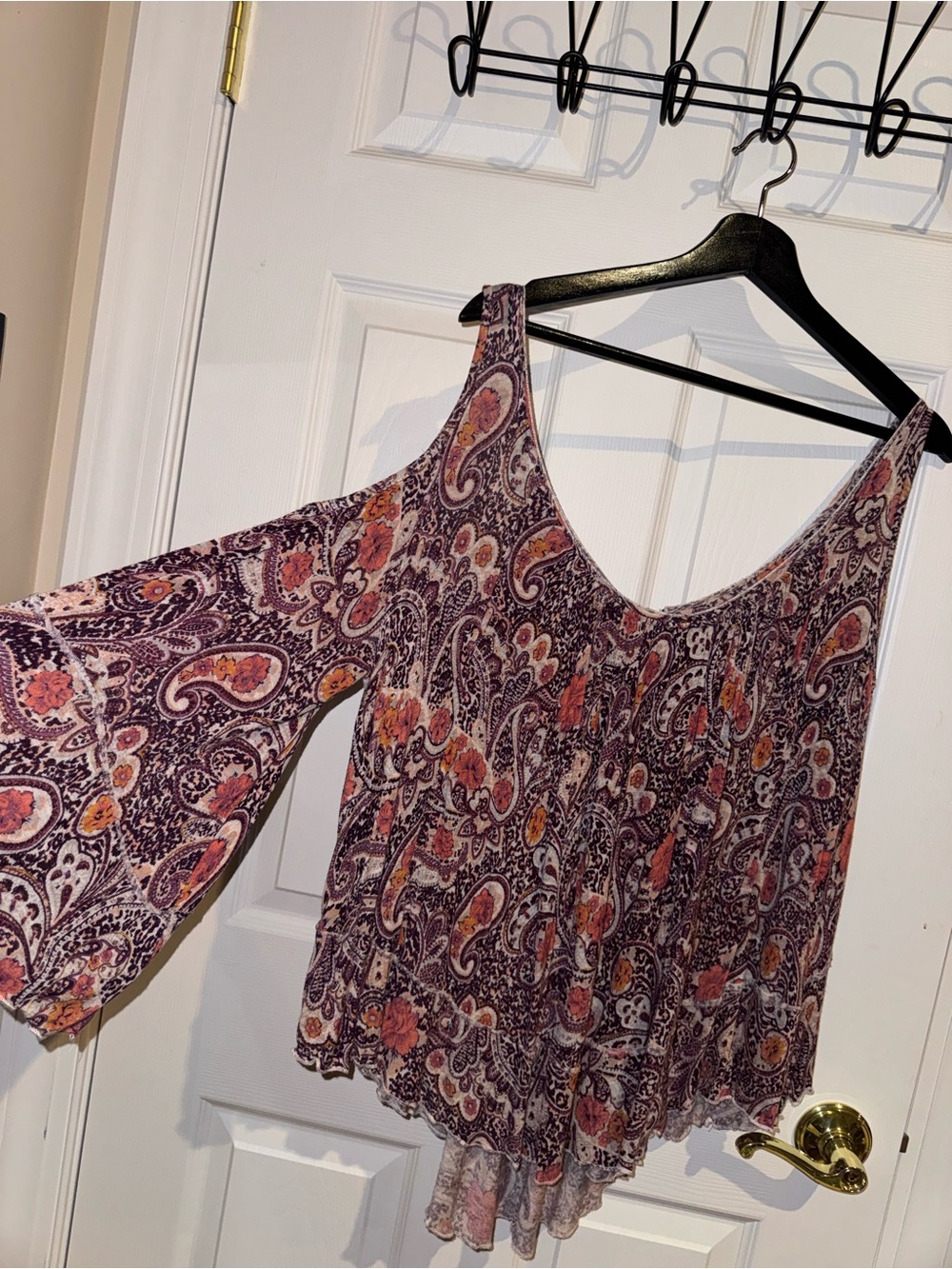 Free People Off-the-Shoulder Cold Shoulder Tunic, Size XS